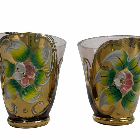 Czech Purple Bohemian Glass AMETHYST Decanter - Picture 2 of 12